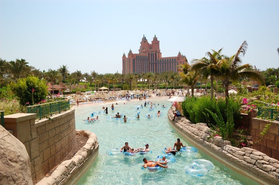 Aquaventure Waterpark, all'hotel Atlantis the Palm, Dubai