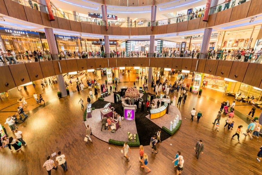 Interno del Dubai Mall, Dubai