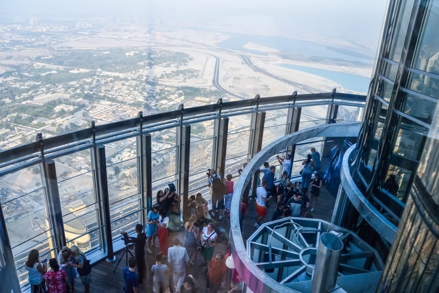 Vista dal Burj Khalifa