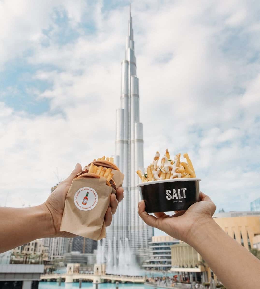 Ristorante di hamburger Salt al Dubai Mall