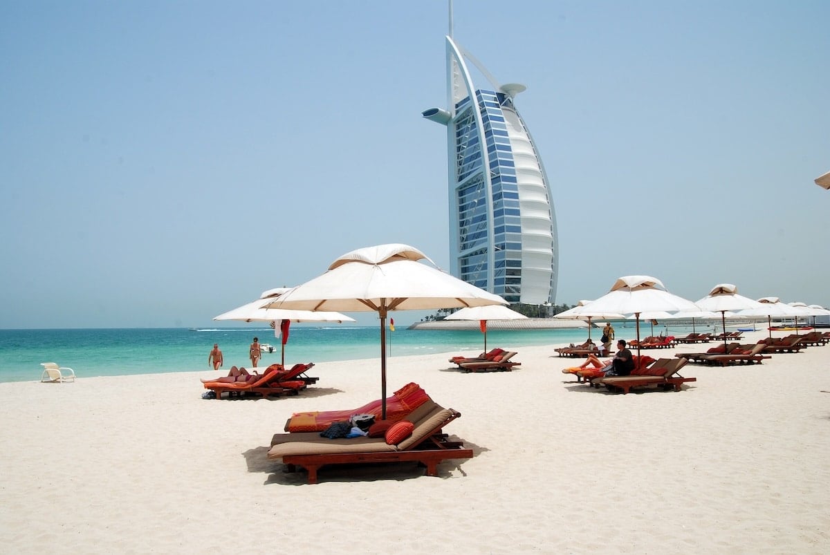 Hotel sulla spiaggia di Dubai